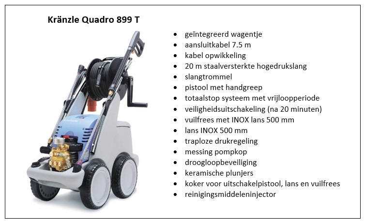 Kränzle Quadro 899 T